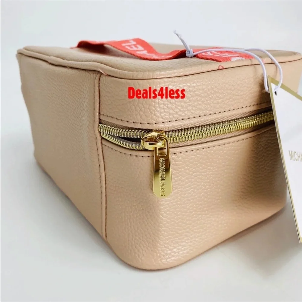 Michael Kors Pouch Cosmetic Bag Train Case Travel